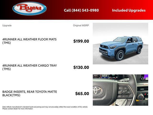 new 2025 Toyota 4Runner car, priced at $53,879