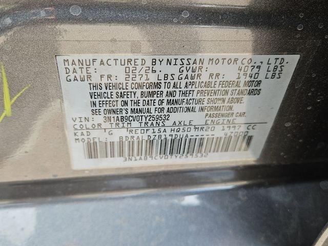 new 2026 Nissan Sentra car, priced at $23,970