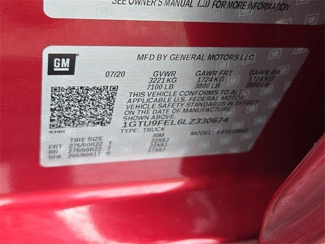 used 2020 GMC Sierra 1500 car, priced at $41,500