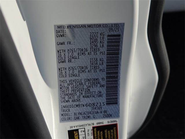 new 2026 Nissan Frontier car, priced at $35,995