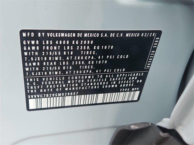 used 2025 Volkswagen Taos car, priced at $24,532