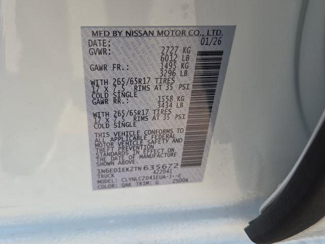 new 2026 Nissan Frontier car, priced at $42,499