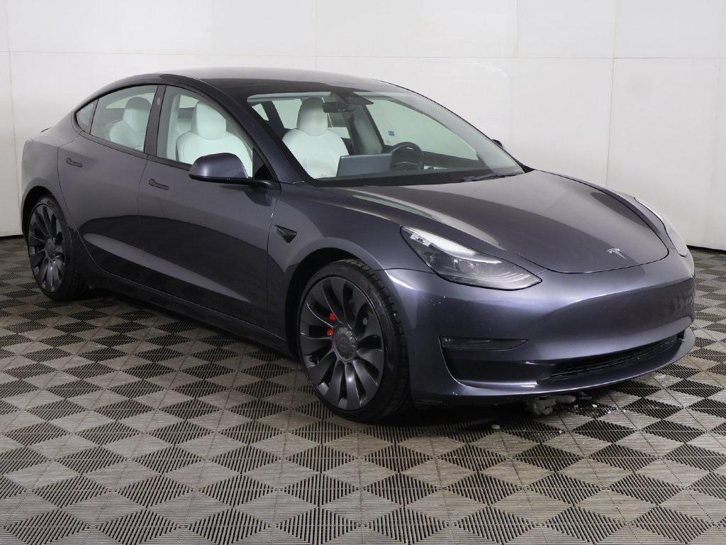 used 2023 Tesla Model 3 car, priced at $27,899