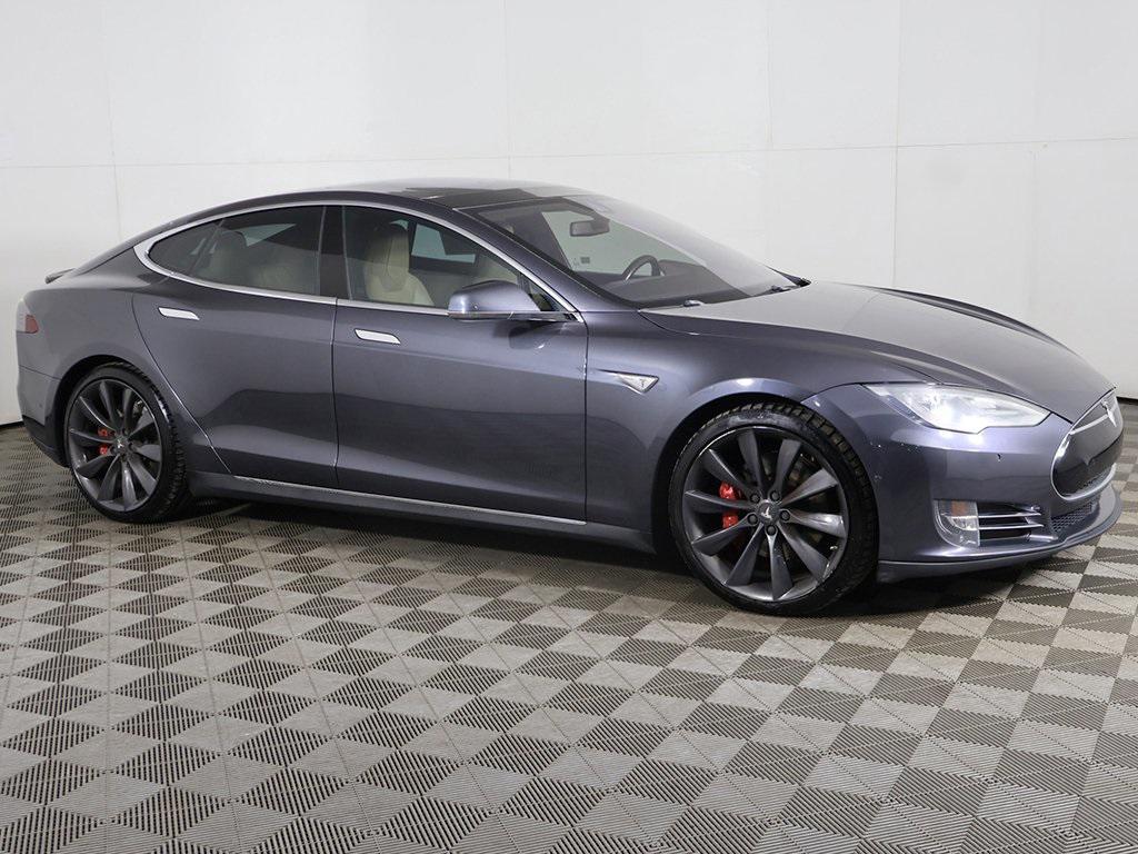 used 2015 Tesla Model S car, priced at $17,399