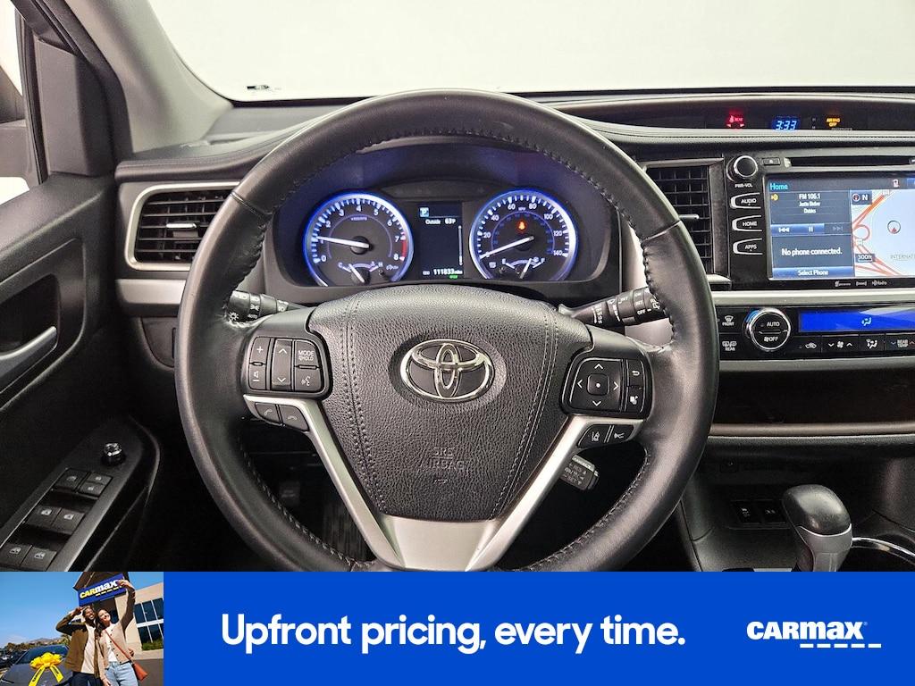 used 2017 Toyota Highlander car, priced at $19,998