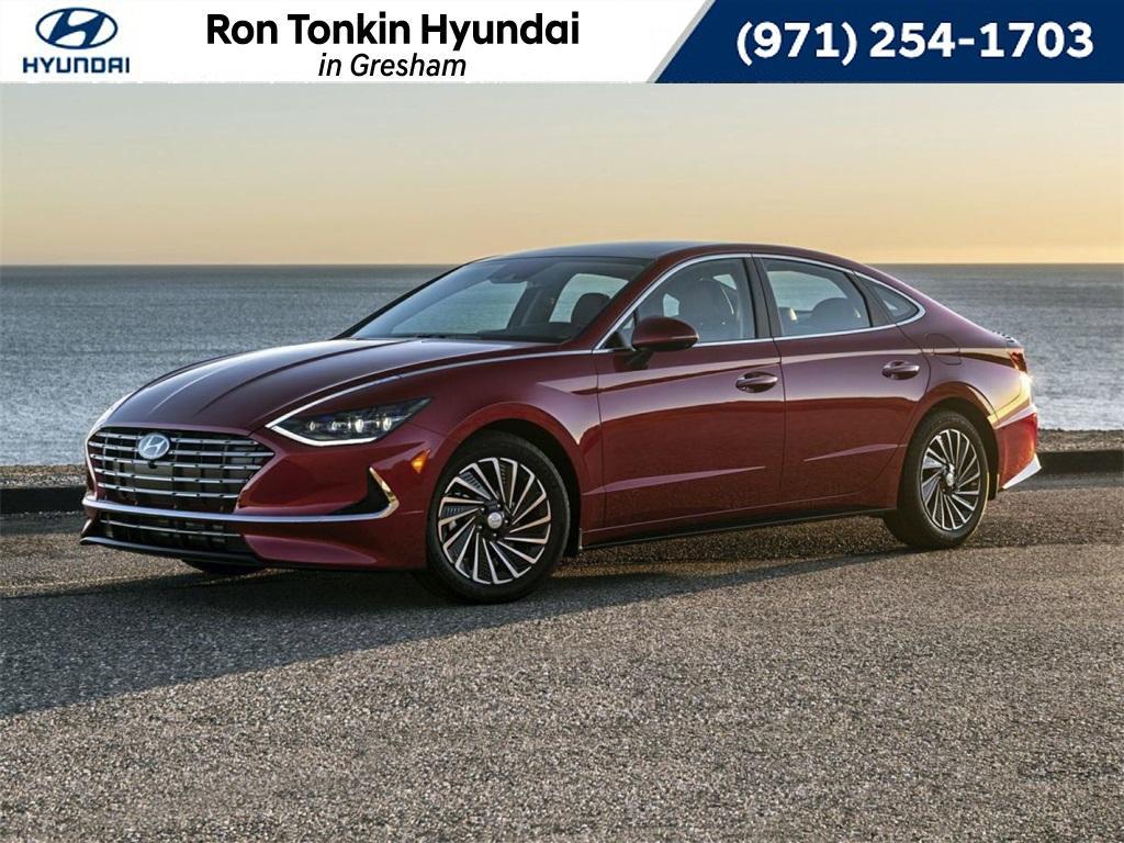 used 2021 Hyundai Sonata Hybrid car, priced at $18,888