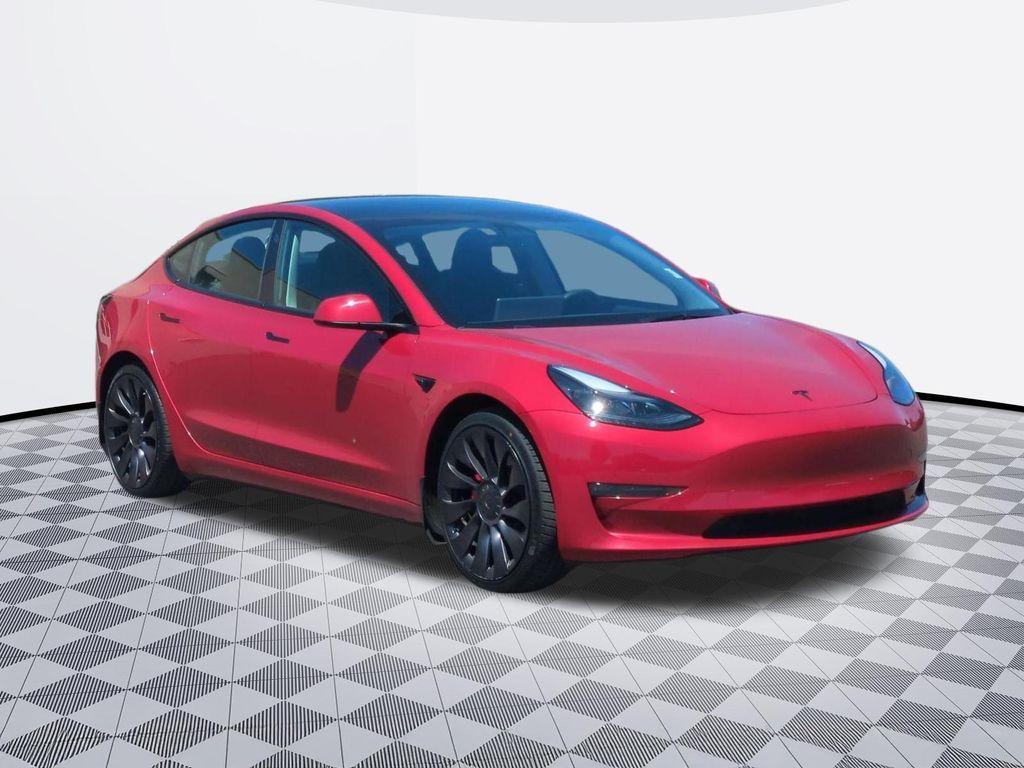 used 2023 Tesla Model 3 car, priced at $34,254