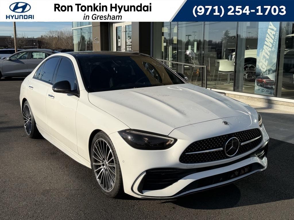 used 2022 Mercedes-Benz C-Class car, priced at $33,777
