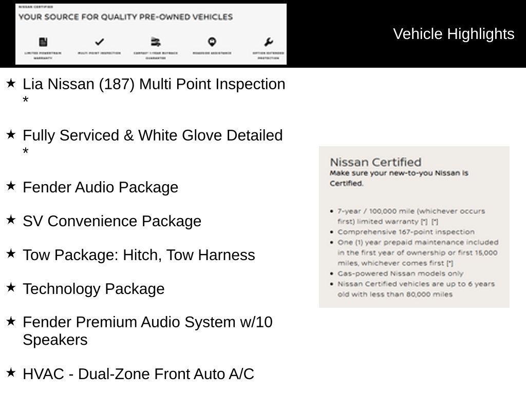 used 2023 Nissan Frontier car, priced at $33,975