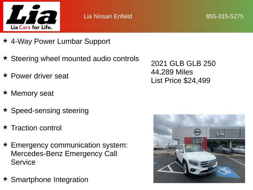 used 2021 Mercedes-Benz GLB 250 car, priced at $24,499
