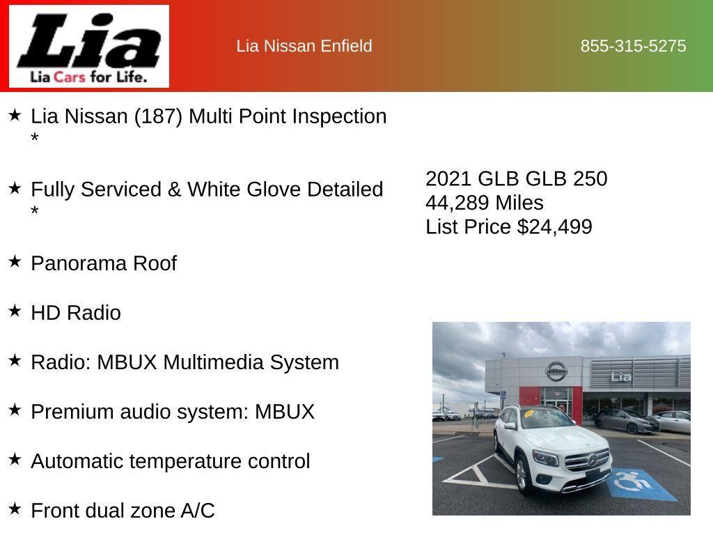 used 2021 Mercedes-Benz GLB 250 car, priced at $24,499