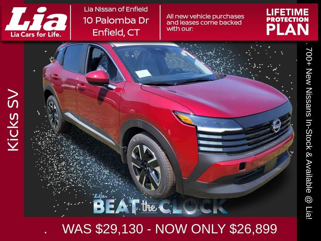 new 2025 Nissan Kicks car, priced at $26,899