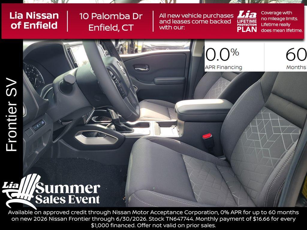 new 2026 Nissan Frontier car, priced at $38,226