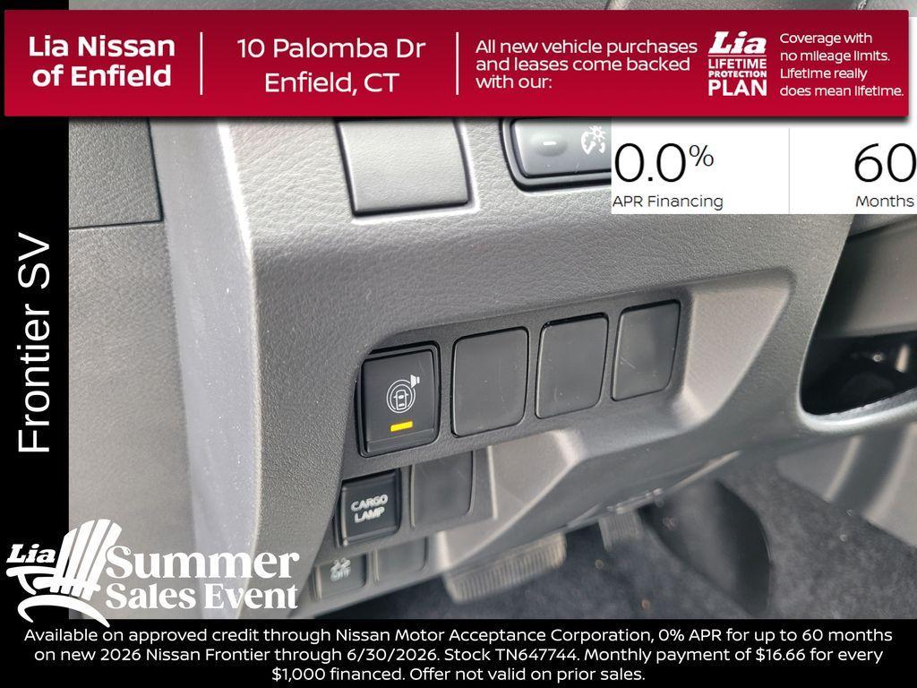 new 2026 Nissan Frontier car, priced at $38,226