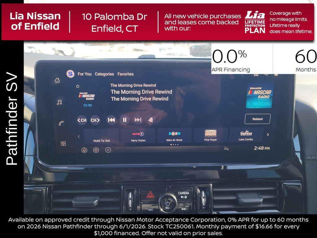 new 2026 Nissan Pathfinder car, priced at $38,705