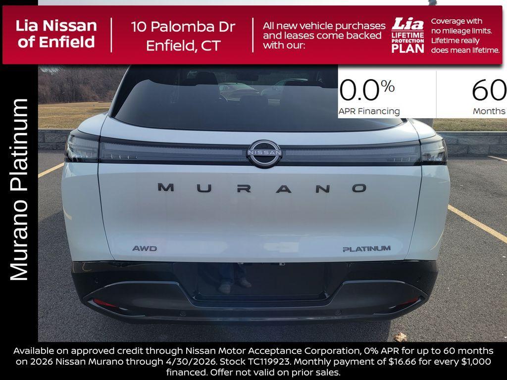 new 2026 Nissan Murano car, priced at $47,620