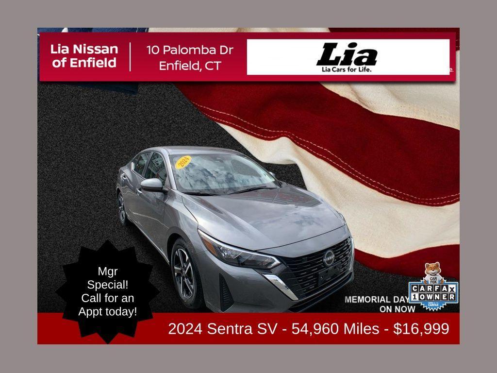 used 2024 Nissan Sentra car, priced at $17,663