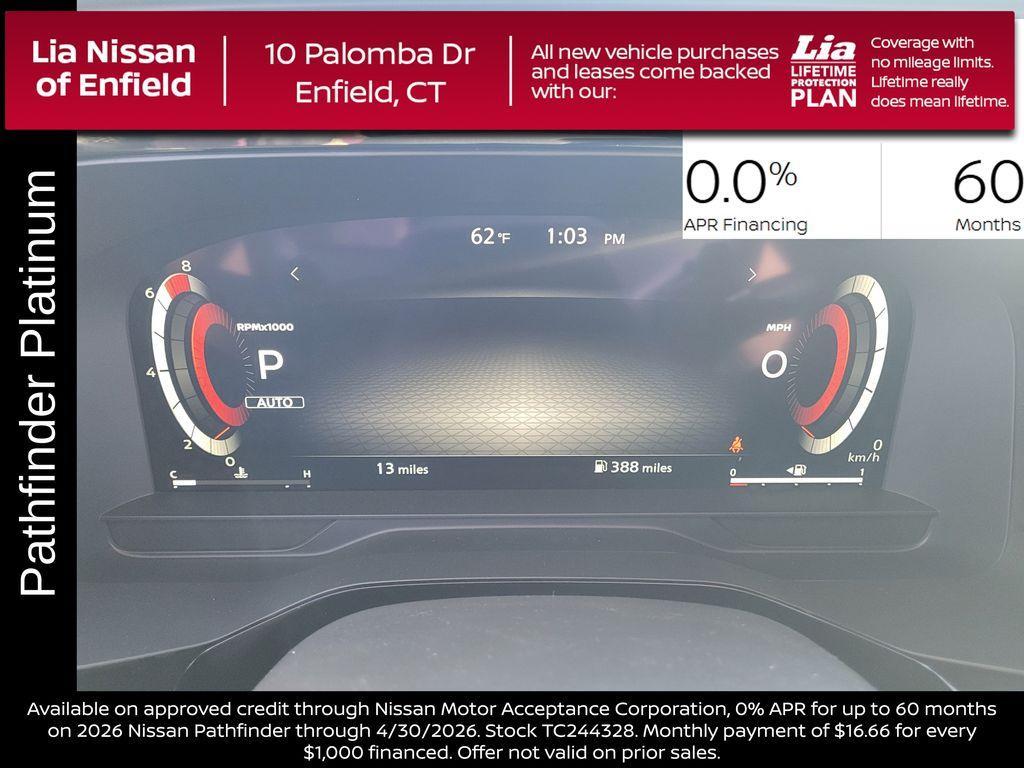 new 2026 Nissan Pathfinder car, priced at $48,441