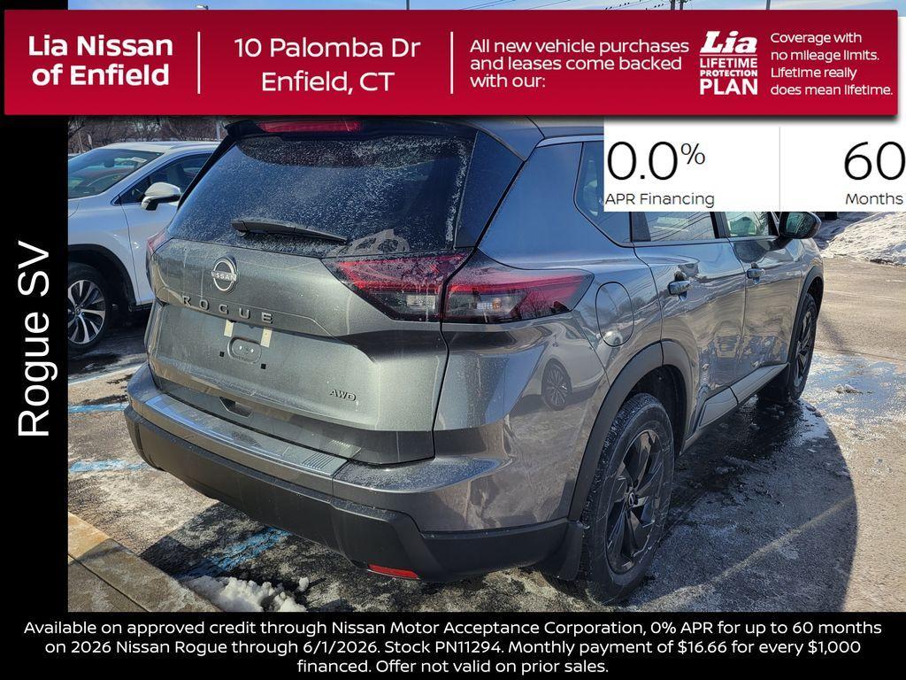 new 2026 Nissan Rogue car, priced at $29,584