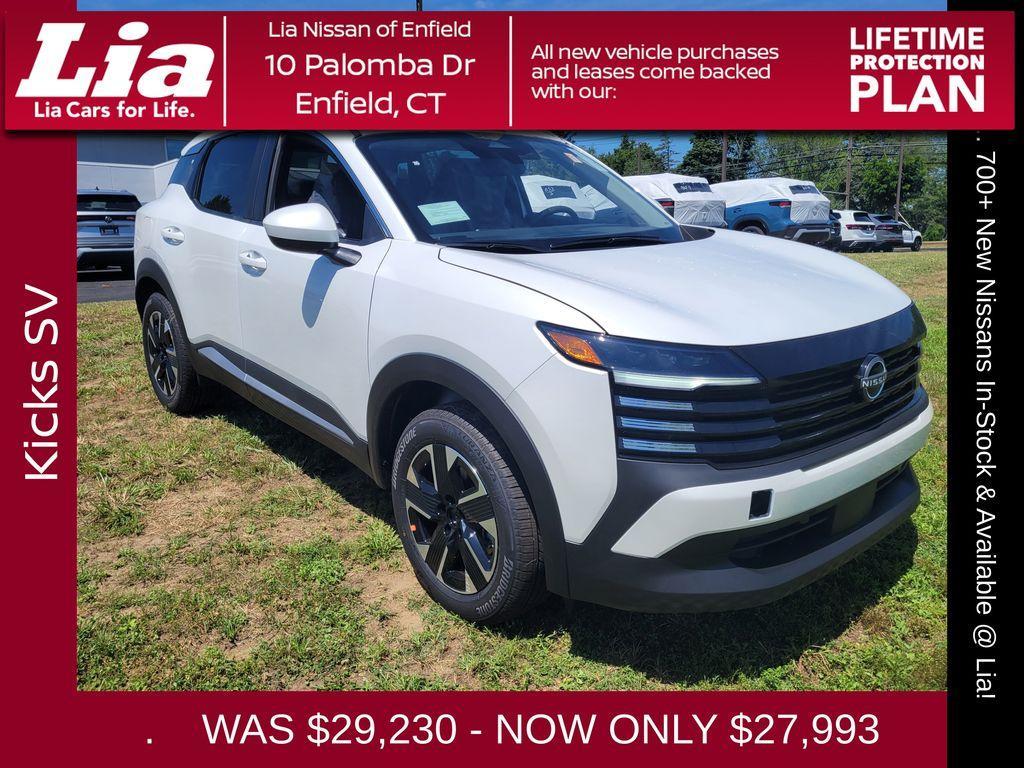 new 2025 Nissan Kicks car, priced at $27,993