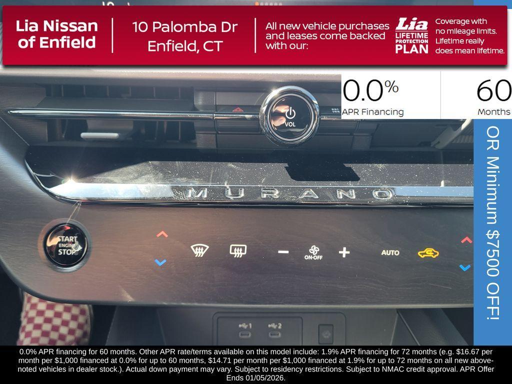 new 2025 Nissan Murano car, priced at $37,295