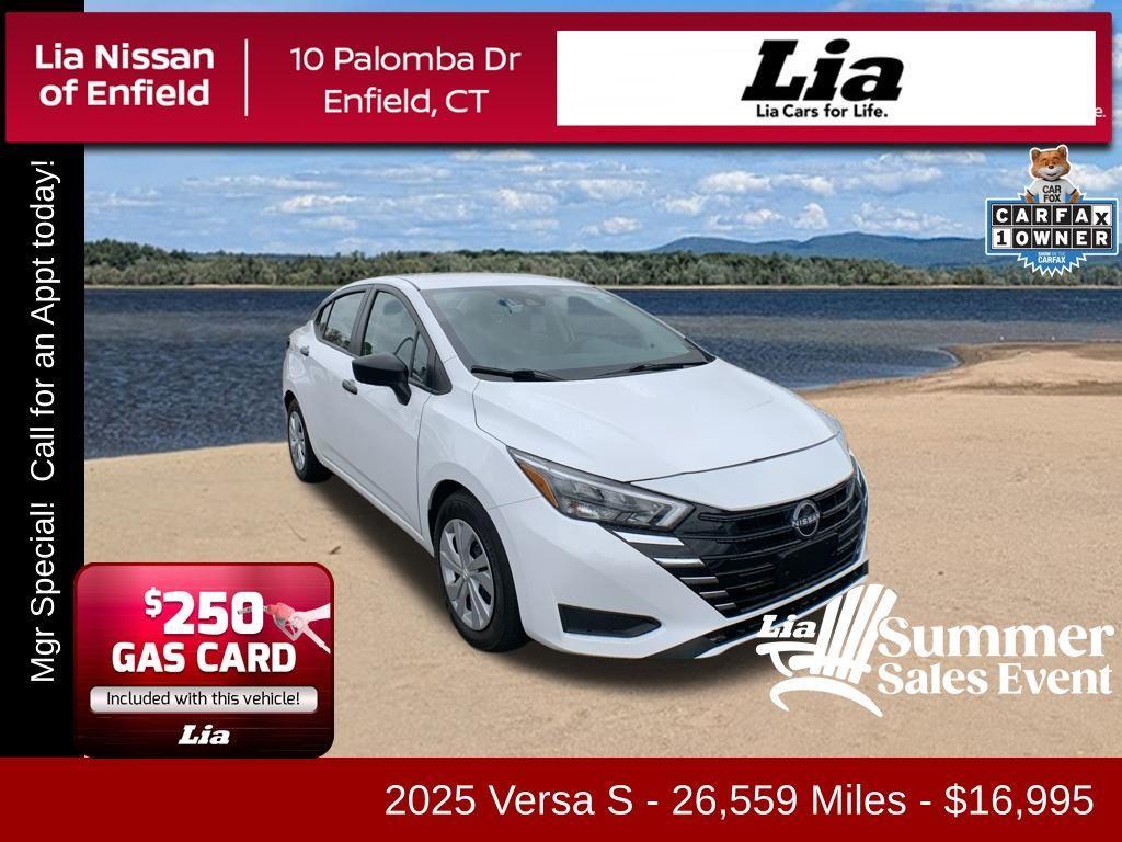 used 2025 Nissan Versa car, priced at $17,694