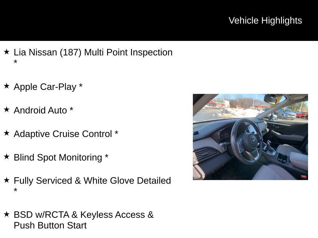 used 2023 Subaru Outback car, priced at $25,991