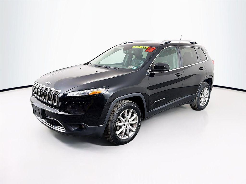 used 2018 Jeep Cherokee car, priced at $14,297