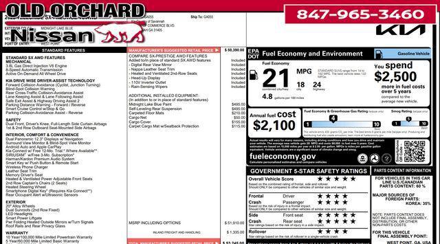 used 2023 Kia Telluride car, priced at $37,111