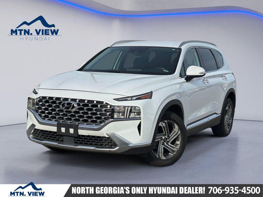 used 2021 Hyundai Santa Fe car, priced at $18,470