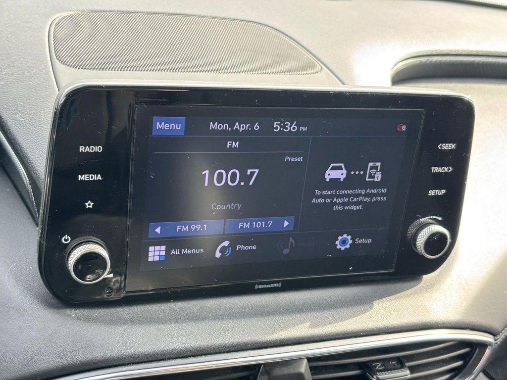 used 2021 Hyundai Santa Fe car, priced at $18,470