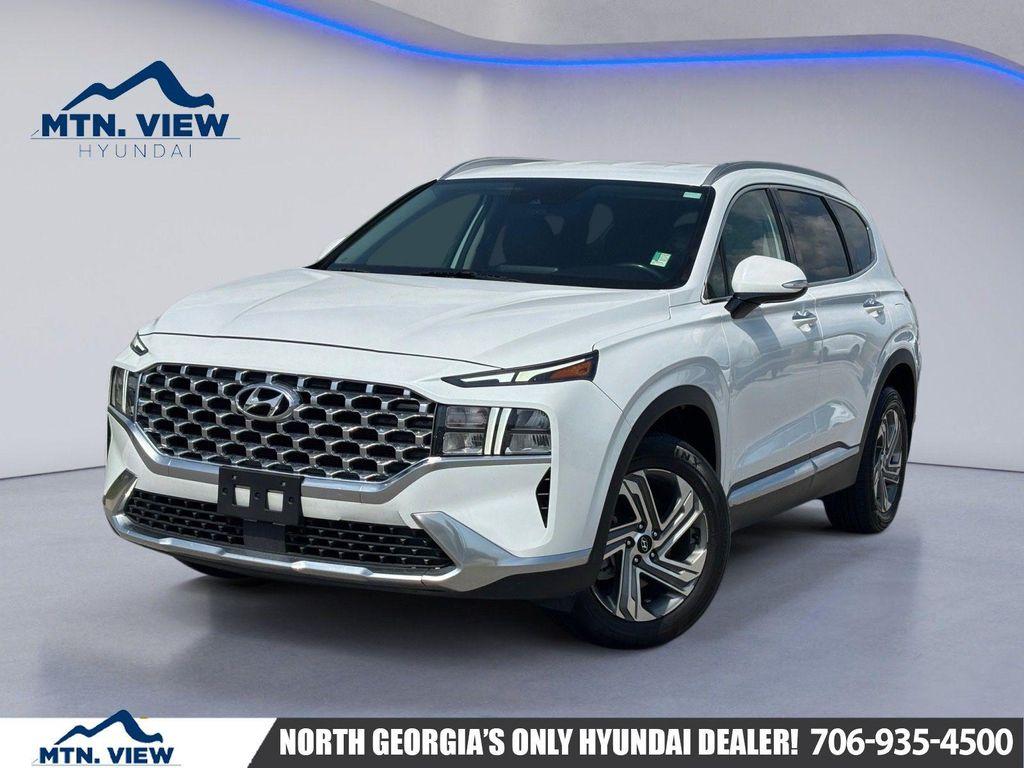 used 2021 Hyundai Santa Fe car, priced at $18,470