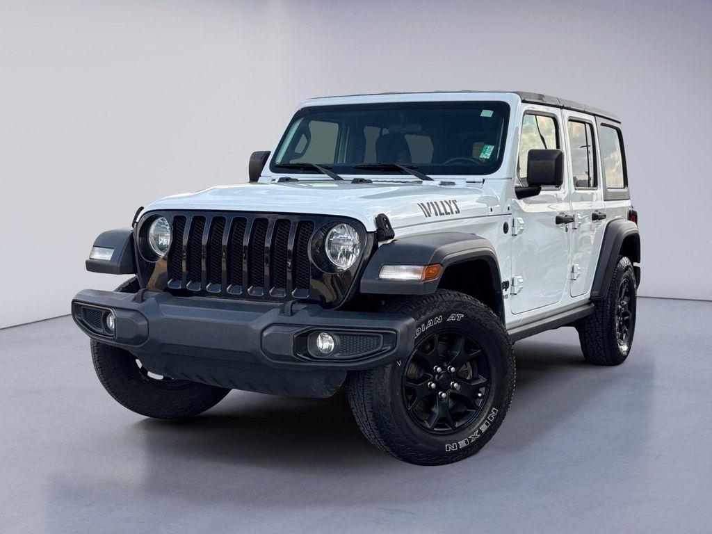used 2021 Jeep Wrangler Unlimited car, priced at $24,056