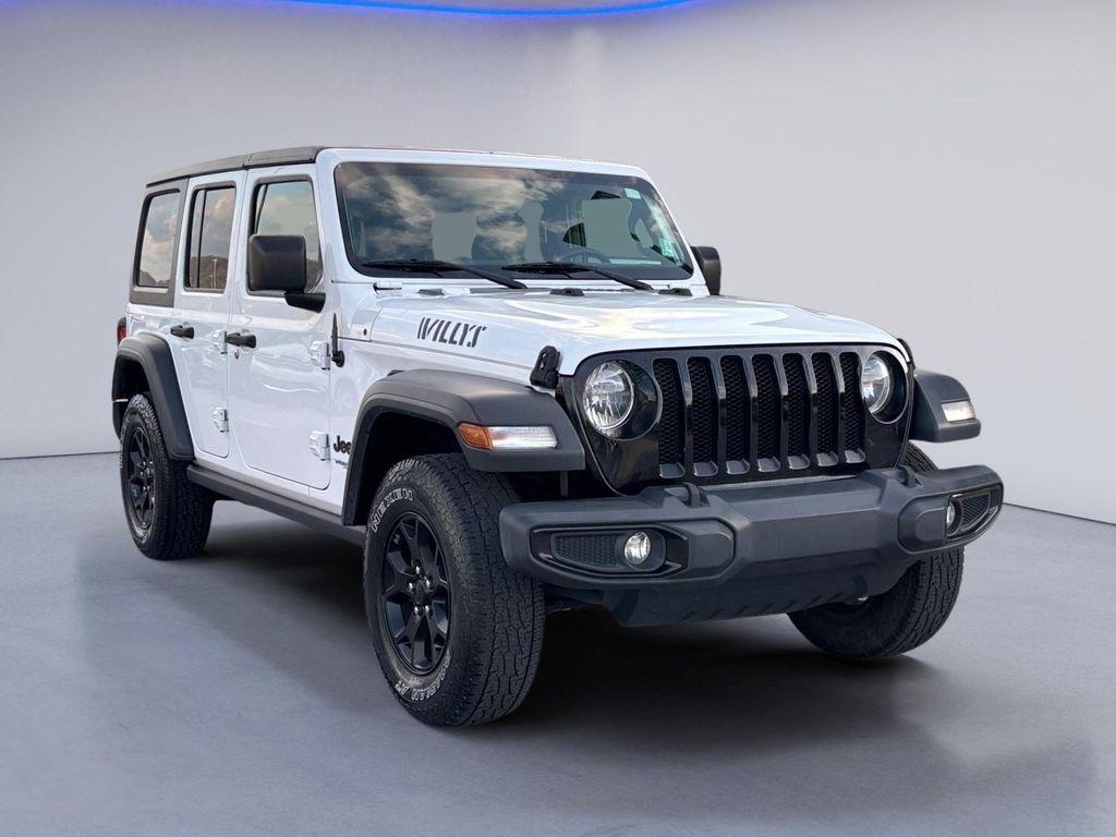 used 2021 Jeep Wrangler Unlimited car, priced at $24,056