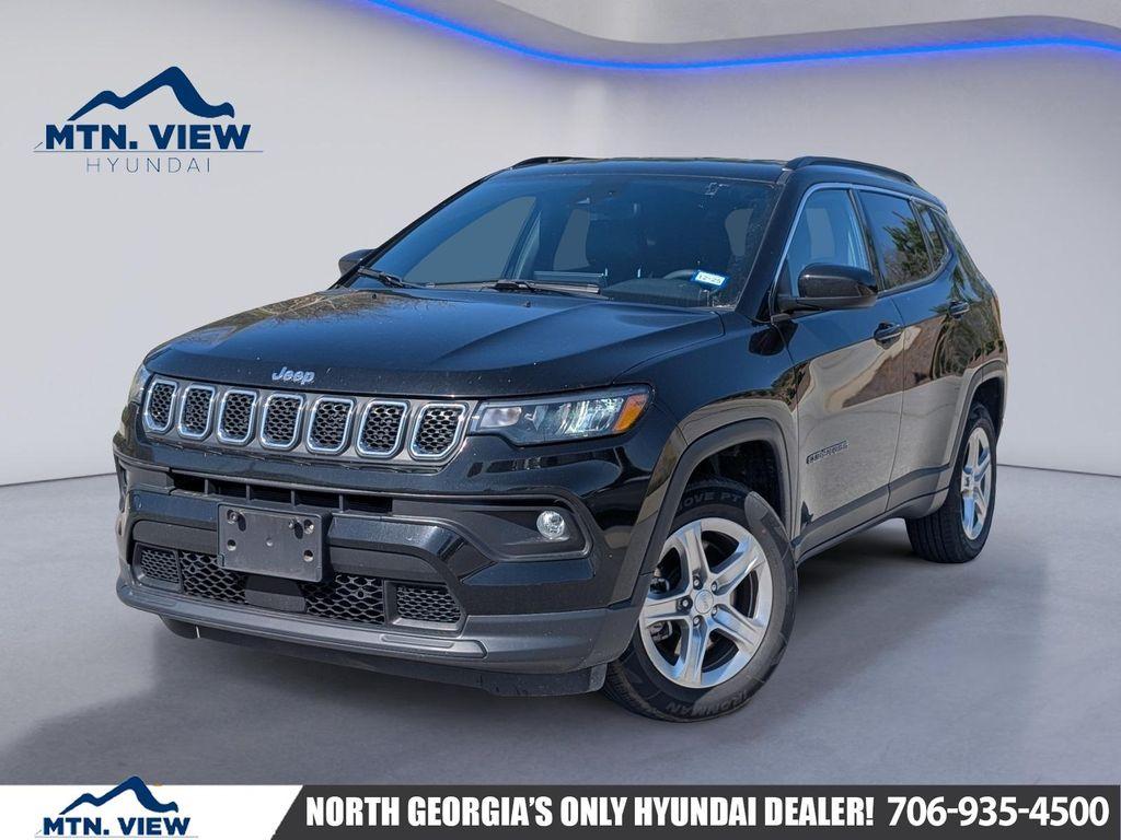 used 2024 Jeep Compass car, priced at $23,005