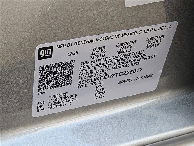 new 2026 Chevrolet Silverado 1500 car, priced at $59,245