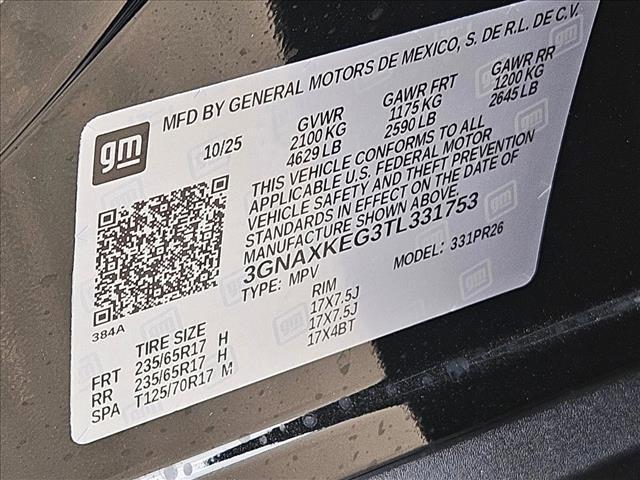 new 2026 Chevrolet Equinox car, priced at $38,785