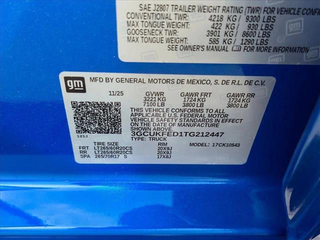 new 2026 Chevrolet Silverado 1500 car, priced at $65,680