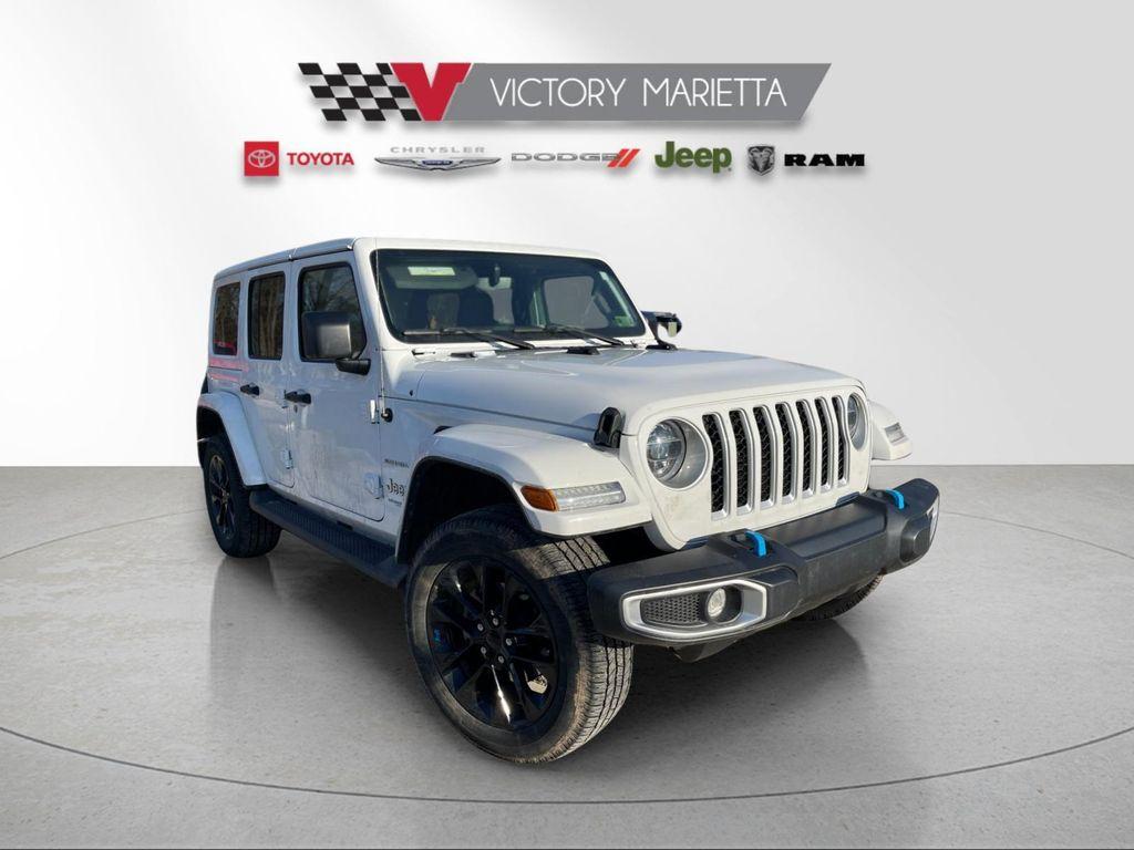used 2022 Jeep Wrangler Unlimited 4xe car, priced at $29,250