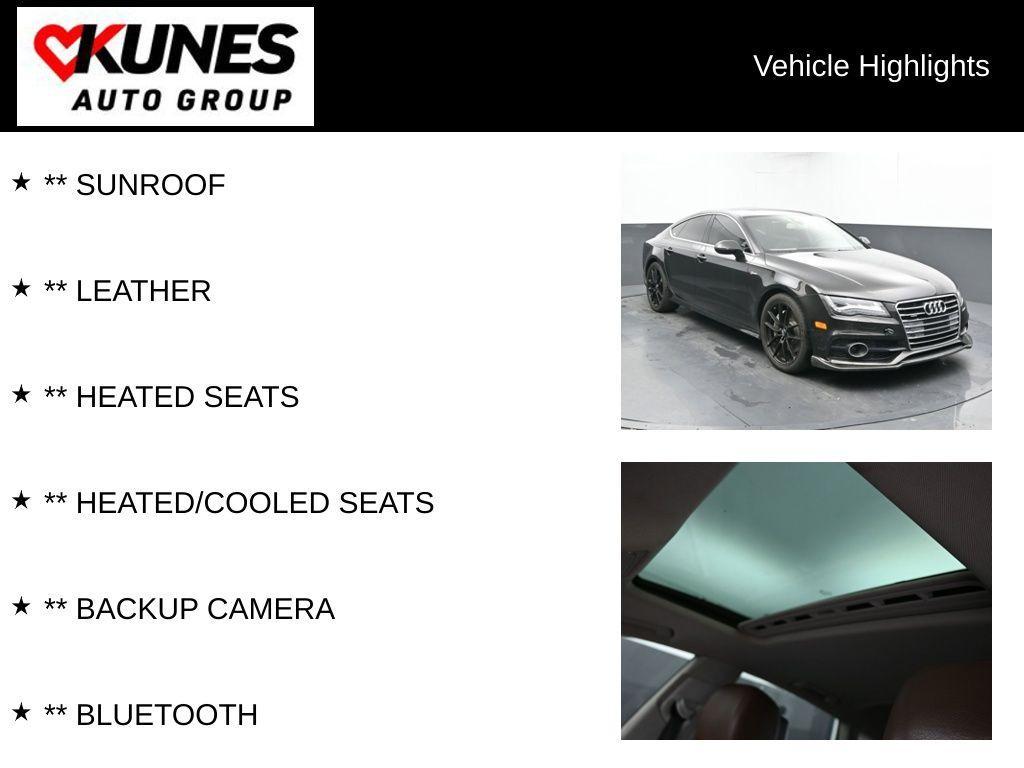 used 2012 Audi A7 car, priced at $16,830