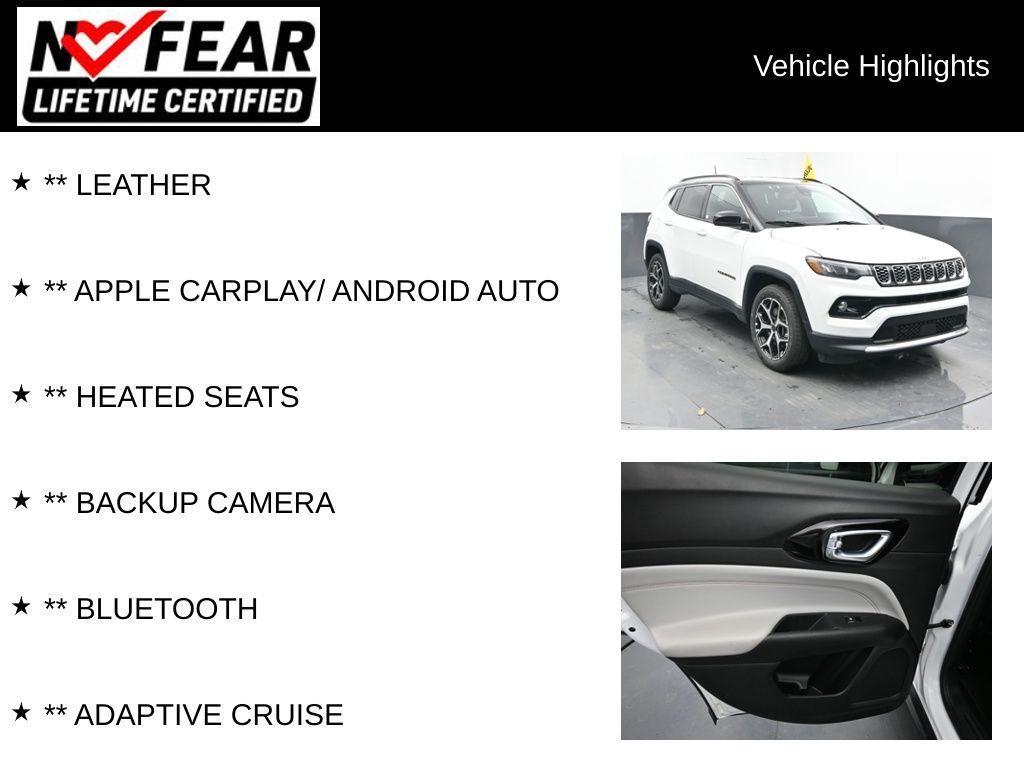 used 2025 Jeep Compass car, priced at $24,857