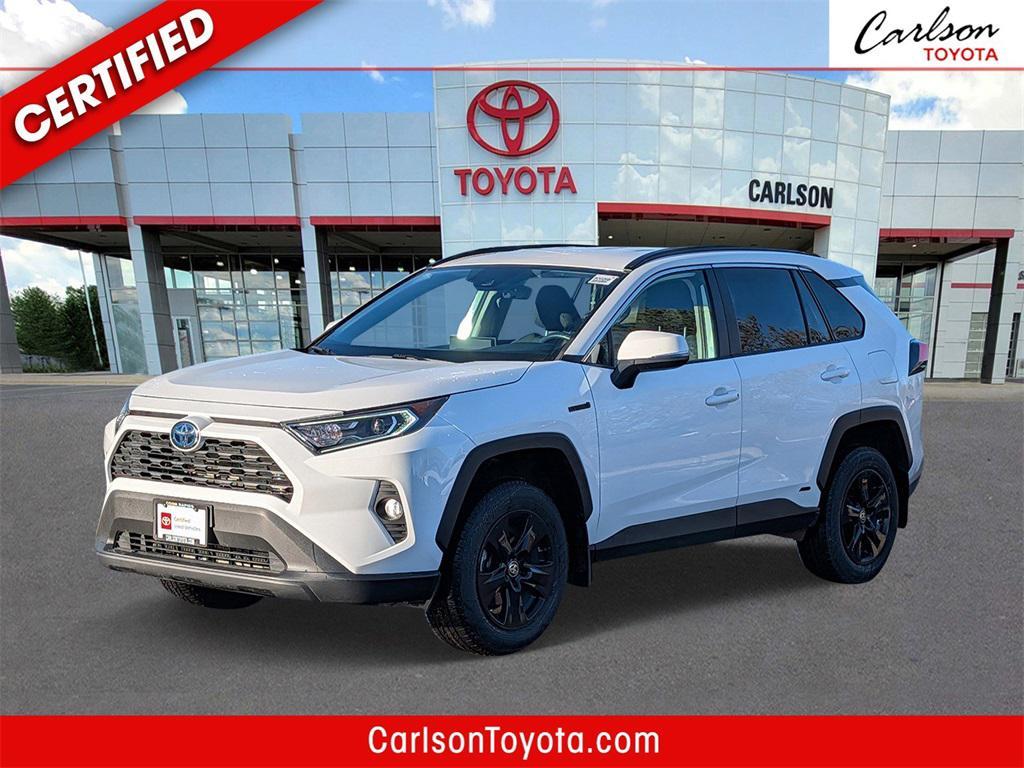 used 2021 Toyota RAV4 Hybrid car, priced at $27,981