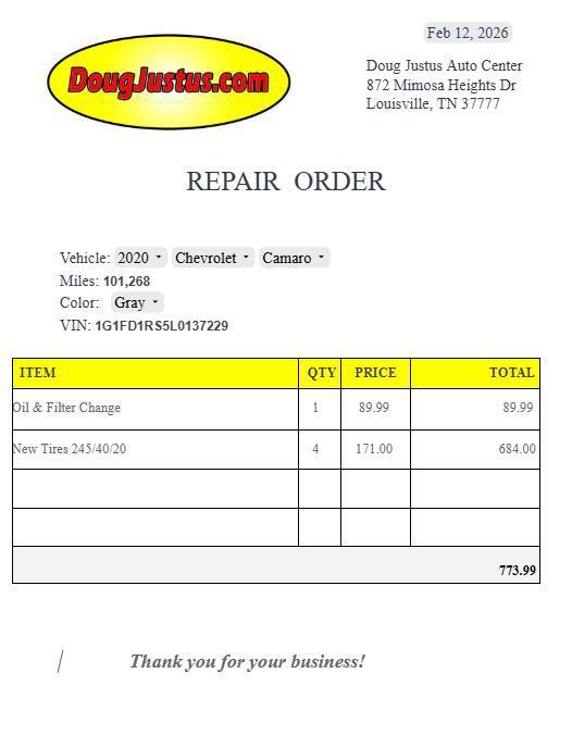 used 2020 Chevrolet Camaro car, priced at $18,450