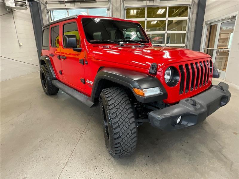 used 2020 Jeep Wrangler Unlimited car, priced at $20,988