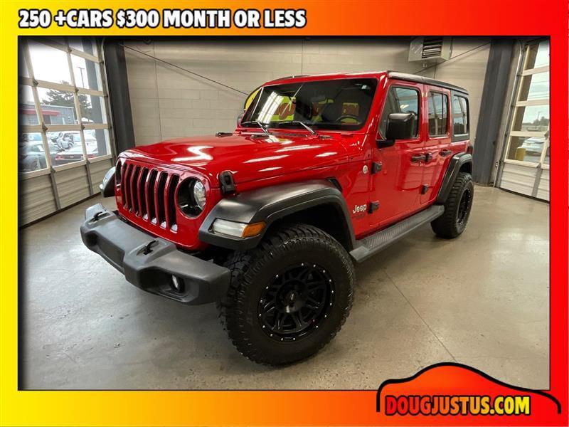 used 2020 Jeep Wrangler Unlimited car, priced at $20,988