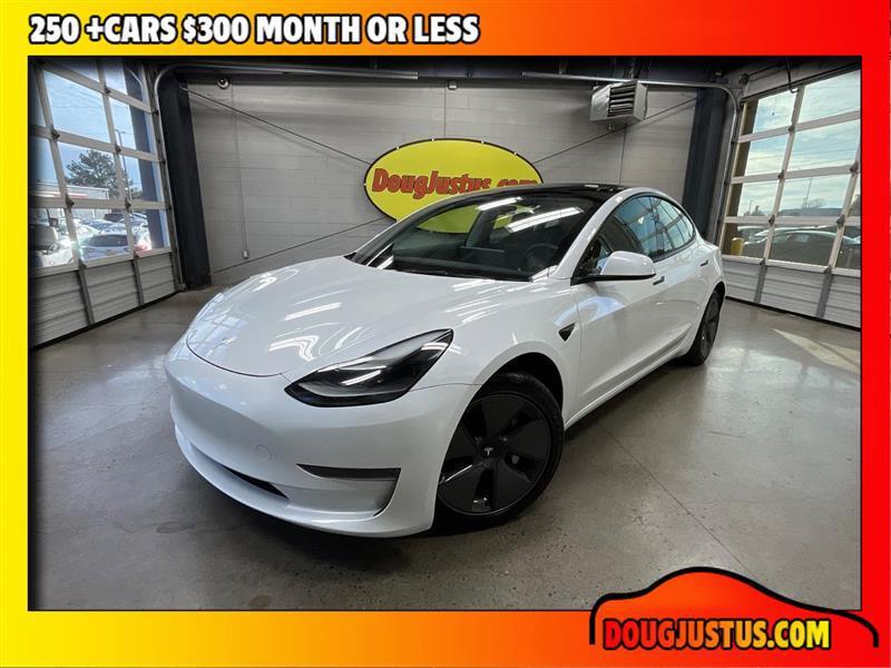 used 2023 Tesla Model 3 car, priced at $18,500