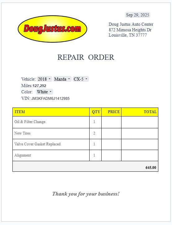 used 2018 Mazda CX-5 car, priced at $14,495