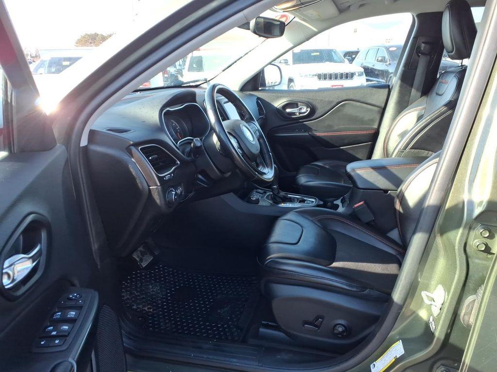 used 2021 Jeep Cherokee car, priced at $23,500