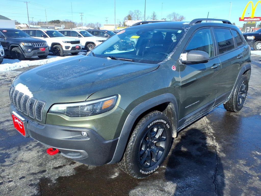 used 2021 Jeep Cherokee car, priced at $23,500