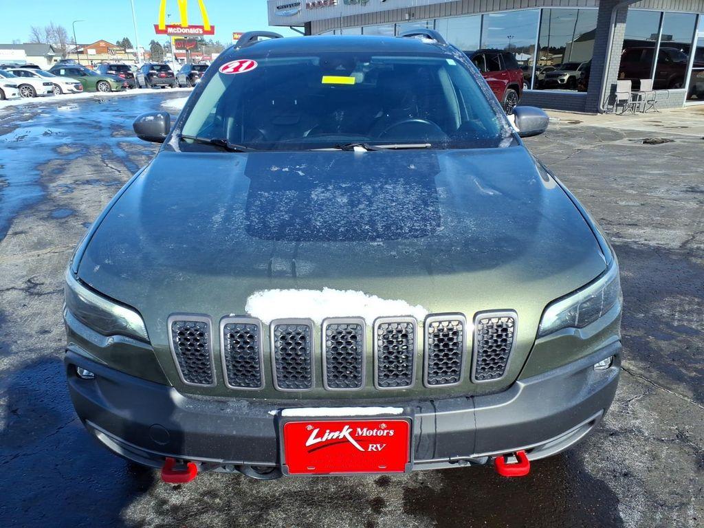 used 2021 Jeep Cherokee car, priced at $23,500